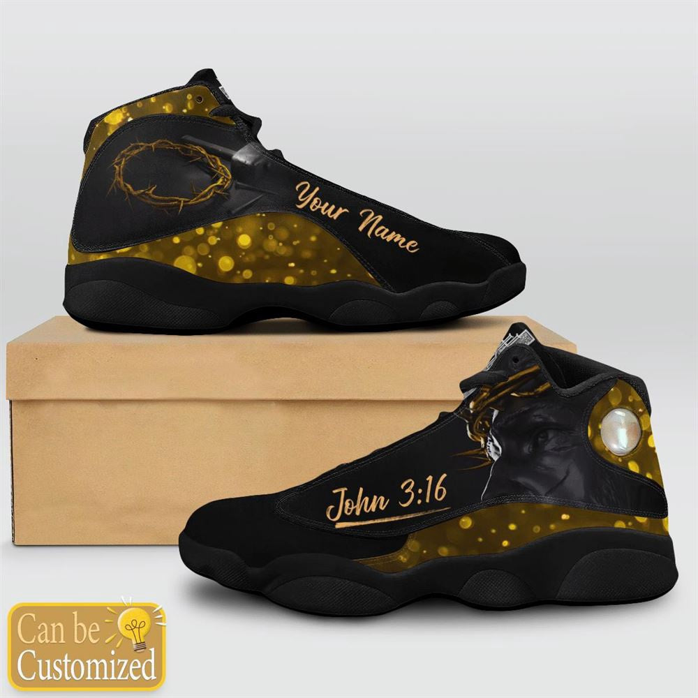 Jesus Twinkel John 316 Custom Name Jd13 Shoes, Jesus Christ Shoes