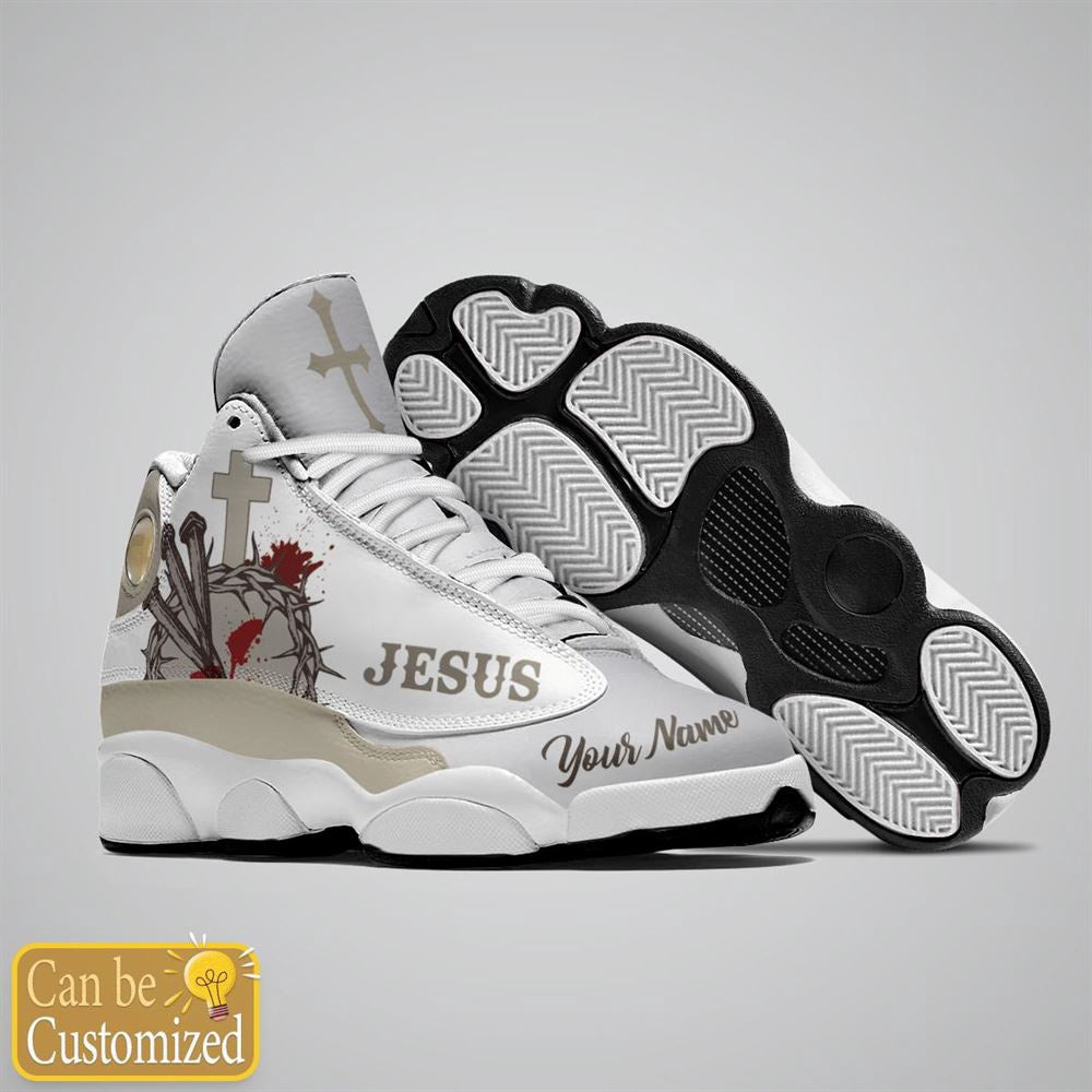 Jesus Walk By Faith Custom Name Jd13 Shoes, Jesus Christ Shoes