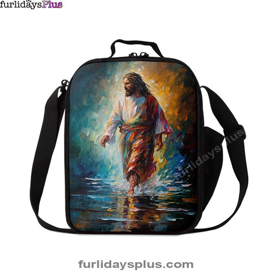 Jesus Walking On The Water 1 Lunchbag, Jesus Lunch Bag, Christian Lunch Bag