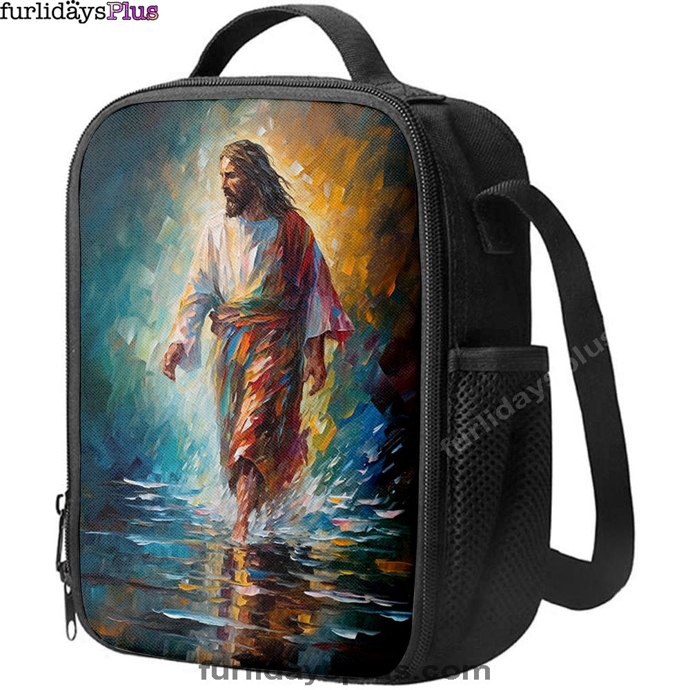 Jesus Walking On The Water 1 Lunchbag, Jesus Lunch Bag, Christian Lunch Bag