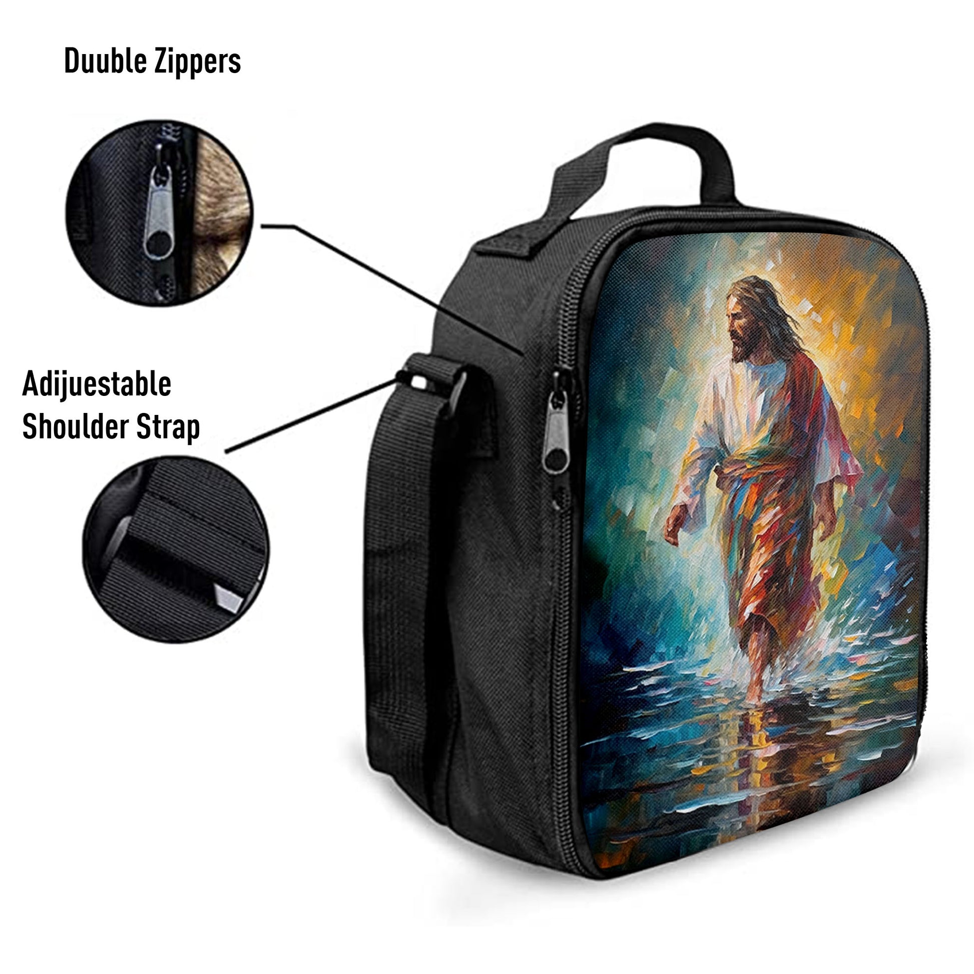 Jesus Walking On The Water 1 Lunchbag, Jesus Lunch Bag, Christian Lunch Bag