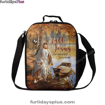 Jesus Walking On The Water Beautiful Lake Lunchbag, Jesus Portrait Lunchbag, Christian Lunchbag