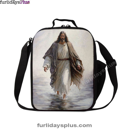 Jesus Walking On Water Lunchbag, Jesus Pictures, Christian Lunch Bag, Jesus Lunch Bag