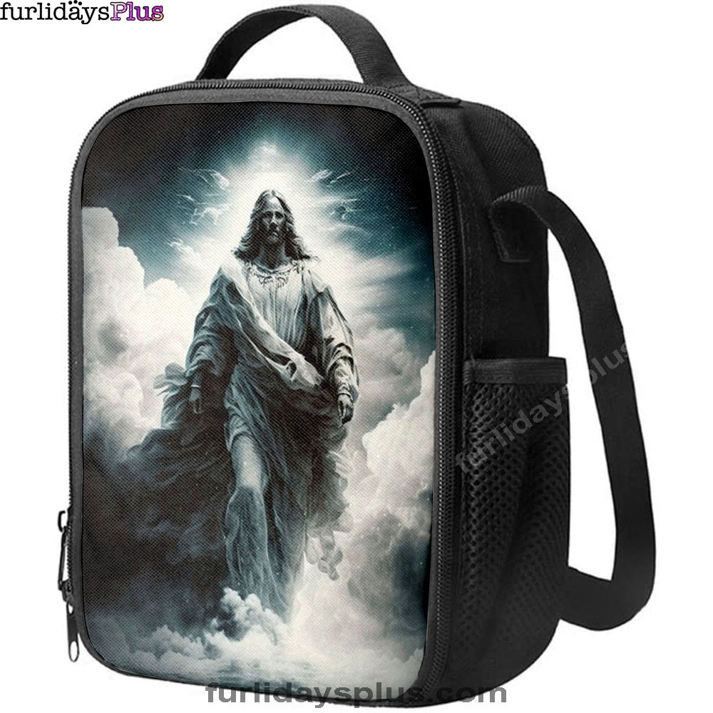Jesus Walks On Water Lunch Bag, Christian Lunchbag, Jesus Lunch Bag