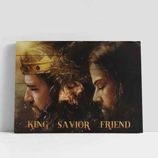 Life Of Jesus, King, Savior, Friend Canvas Poster