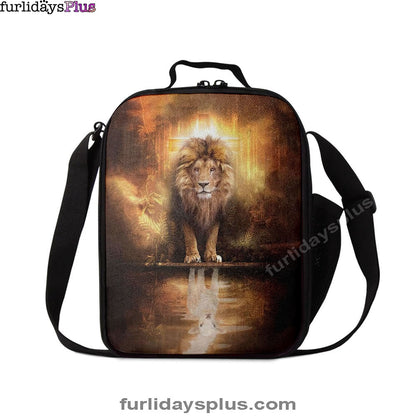 Lion And Lamb Lion And Lamb Picture Lunchbag, Bible Verse Lunch Bag, Scripture Lunchbag