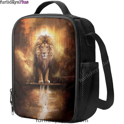Lion And Lamb Lion And Lamb Picture Lunchbag, Bible Verse Lunch Bag, Scripture Lunchbag