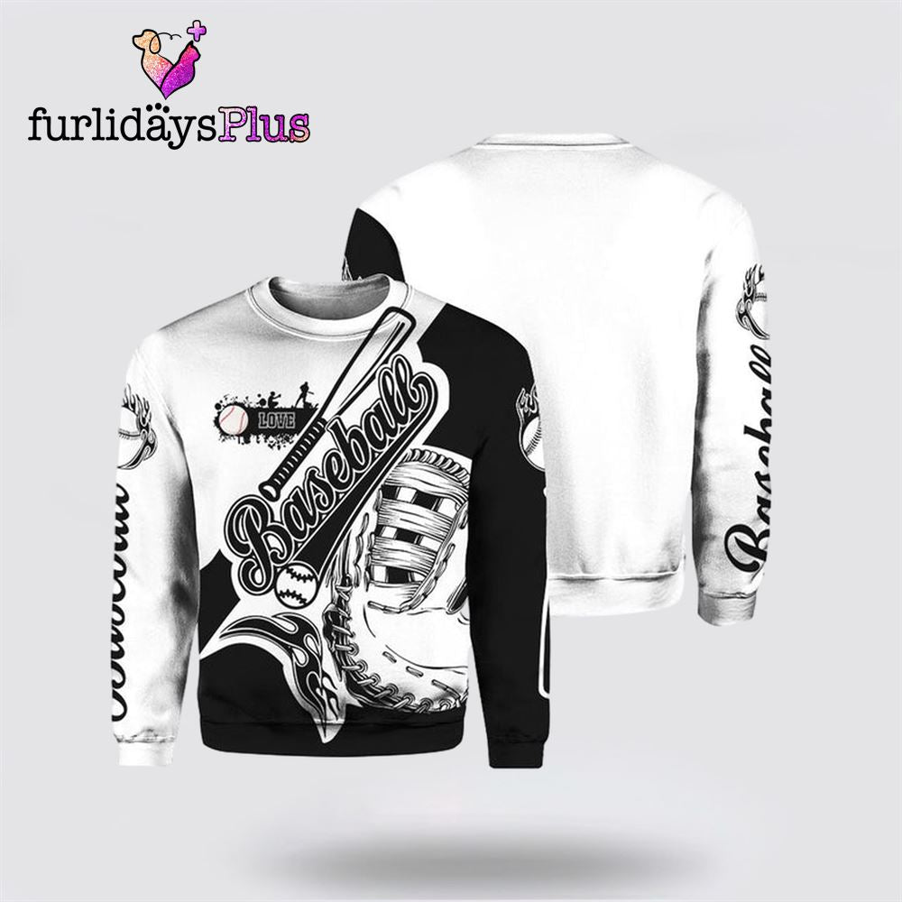 Lover Baseball Sweater ,Christmas Ugly Sweater For Men, Women