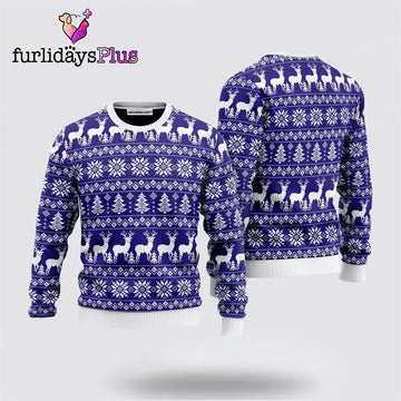 Make It Rein Deer Pattern Sweater ,Christmas Ugly Sweater For Men, Women