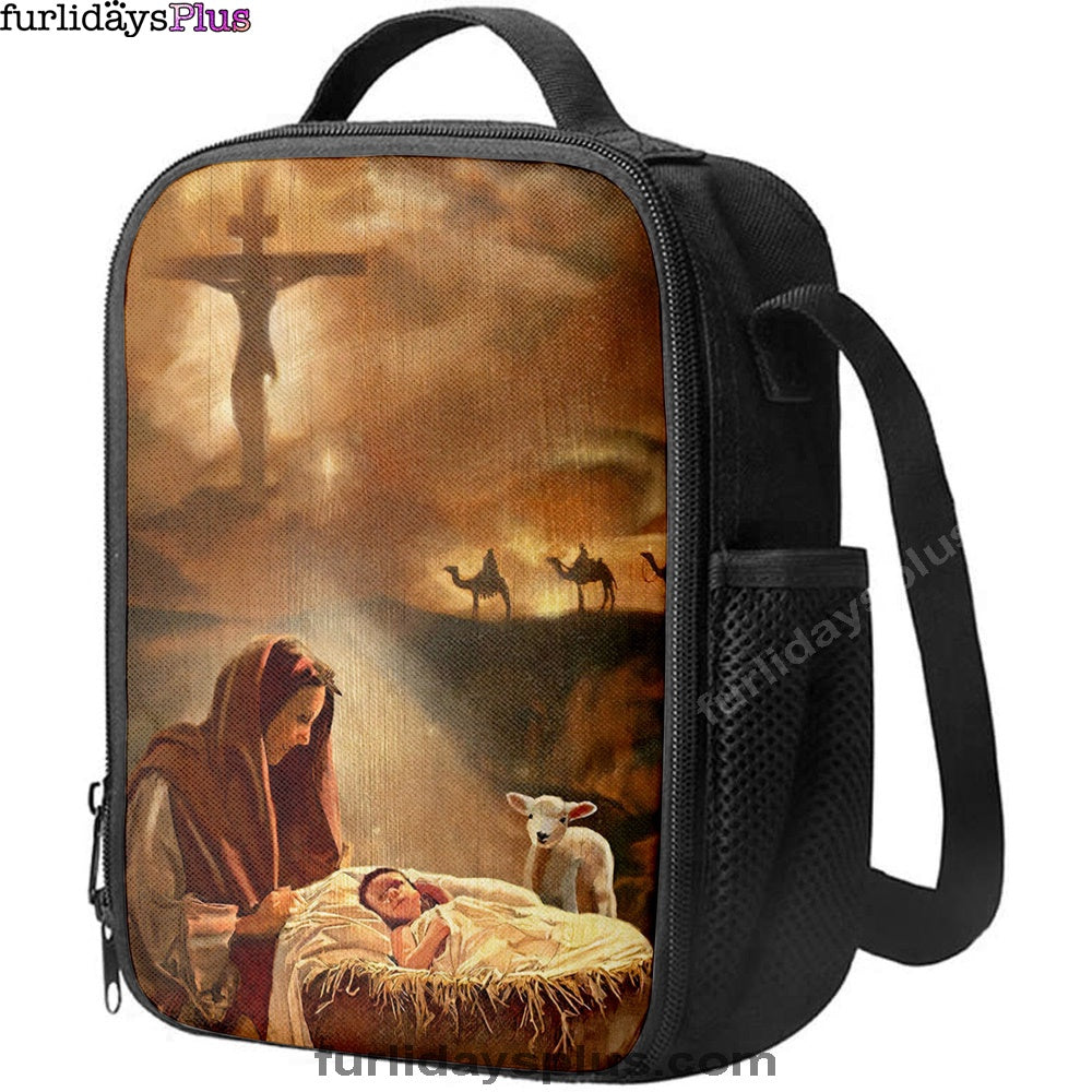 Maria And Jesus Lunchbag, Jesus Lunch Bag, Christian Lunchbag