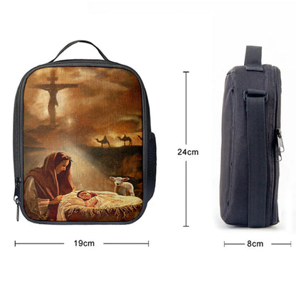 Maria And Jesus Lunchbag, Jesus Lunch Bag, Christian Lunchbag
