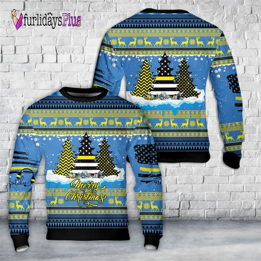 Merry Christmas Dispatch Tree Ugly Christmas Sweater For Men And Women, Christmas Gift, Christmas Winter Fashion