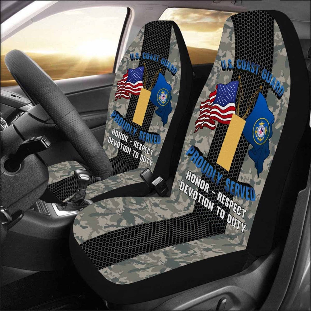 Military Car Seat Covers, US Coast Guard O-1 Ensign O1 ENS Junior Officer Car Seat Covers
