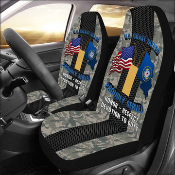 Military Car Seat Covers, US Coast Guard O-1 Ensign O1 ENS Junior Officer Car Seat Covers