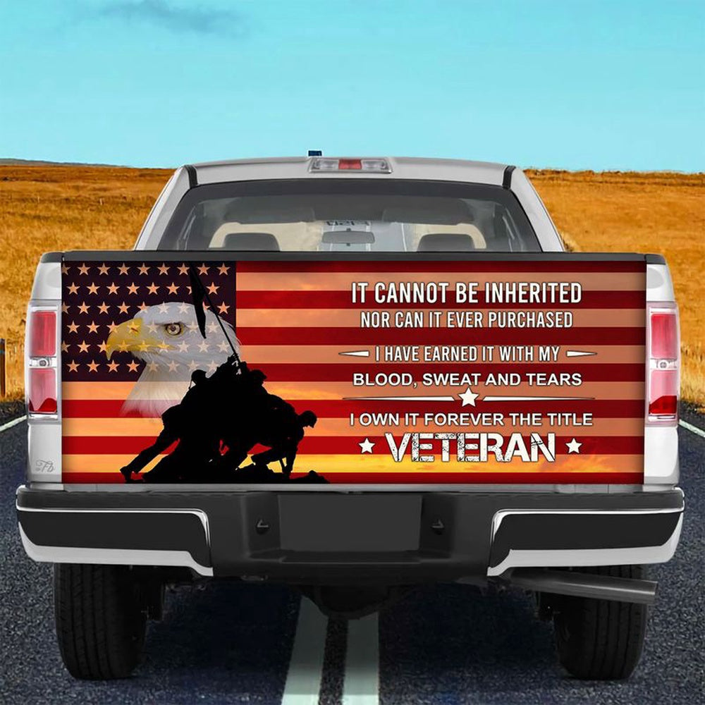 Military Car Wrap, American Veteran Wrap Veteran Tailgate Wrap American Eagle Wrap American Flag Wrap Car Decoration