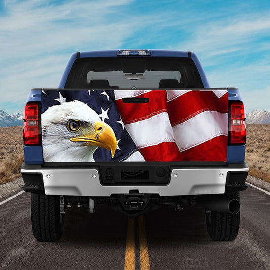 Military Car Wrap, Heading Bird Truck Taligate Decal Independence Day Gif Fathers Gift Idea