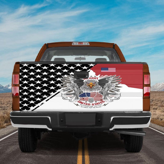 Military Car Wrap, Truck Tailgate Wrap Eagle United States American Flag Tailgate Wrap American Patriot Accessories