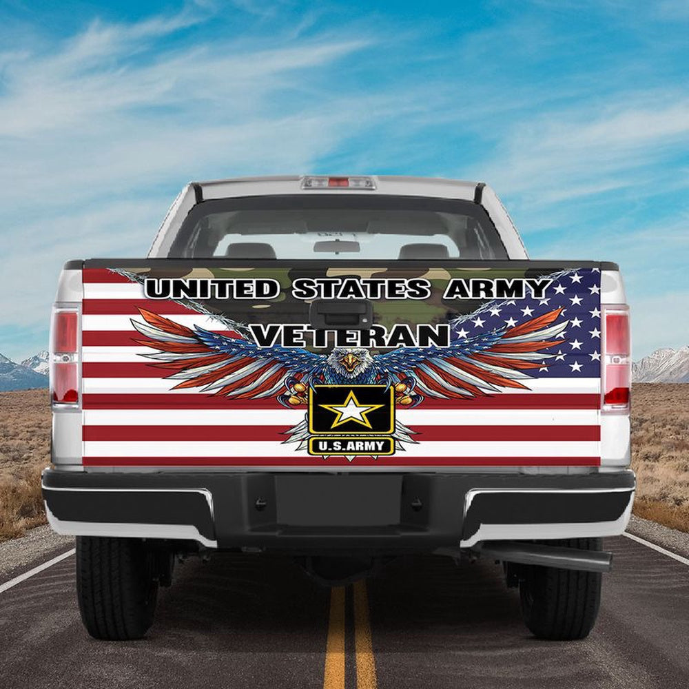Military Car Wrap, Us Army Veteran Camouflage Memorial Day Remembrance ...