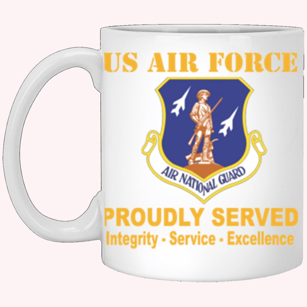Military Coffee Mugs, US Air Force Air National Guard Proudly Served C –  Furlidays Plus