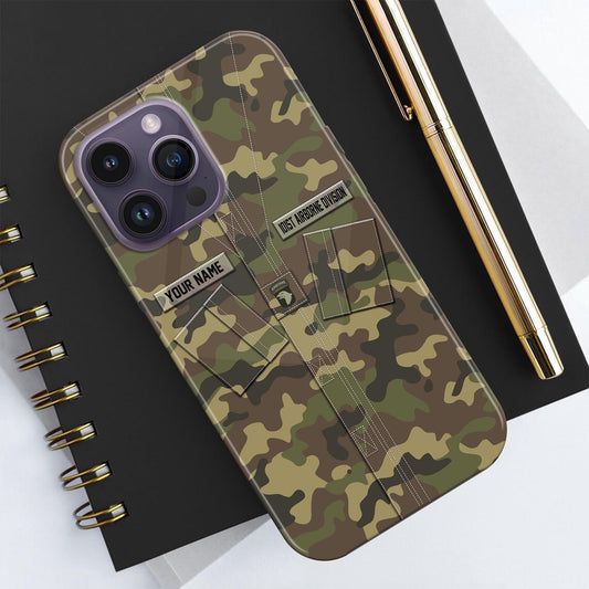 Military Phone Cases, 101st Airborne Division Phone Case, US Military Phone Case, Camo Phone Case, Veteran Phone Case