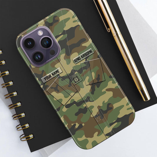 Military Phone Cases, 82nd Airborne Phose Case, US Military Phone Case, Camo Phone Case, Veteran Phone Case
