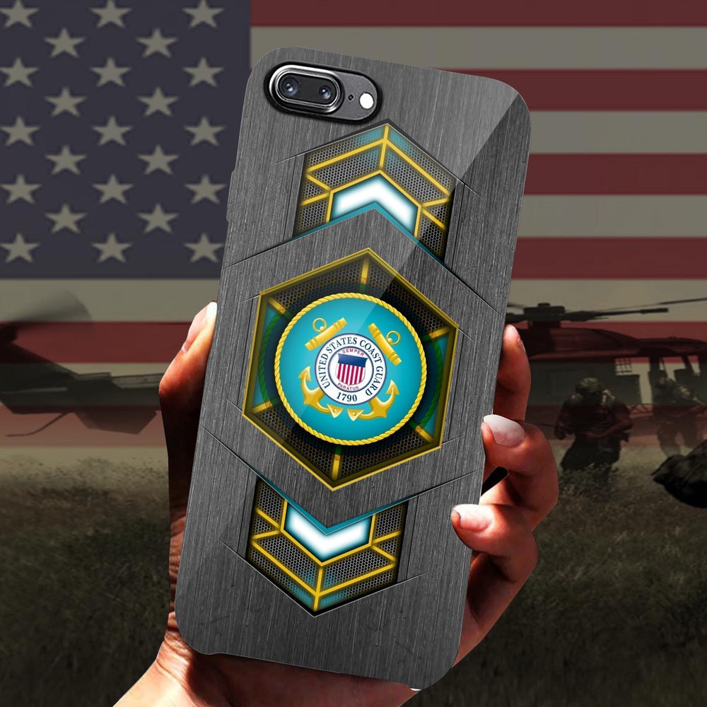 Military Phone Cases, US Coast Guard Phone Case For Military,Gifts For Veteran Phone Case, Veteran Phone Case