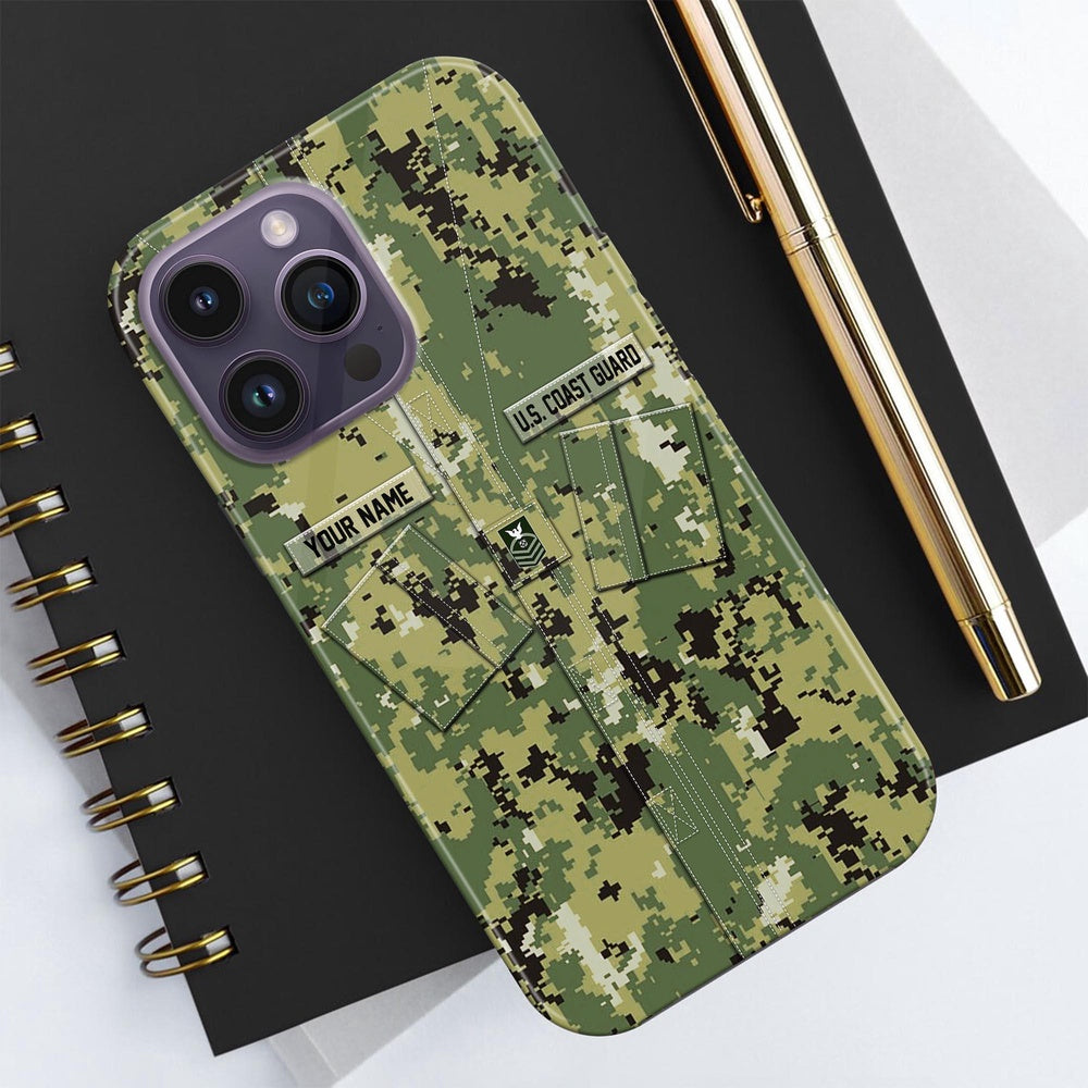 Military Phone Cases, US Coast Guard Phone Case, US Military Phone Case, Camo Phone Case, Veteran Phone Case