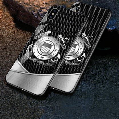 Military Phone Cases, United States Coast Guard Normal Phone Case All Over Printed, Veteran Phone Case
