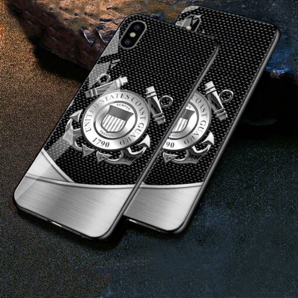 Military Phone Cases, United States Coast Guard Normal Phone Case All Over Printed, Veteran Phone Case