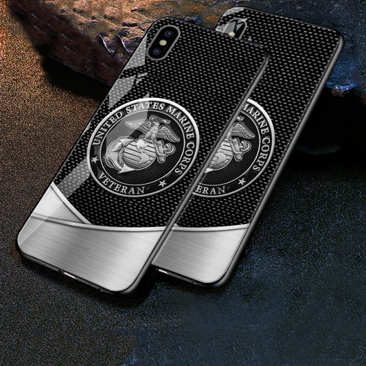 Military Phone Cases, United States Marine Corps Veteran Normal Phone Case All Over Printed, Veteran Phone Case