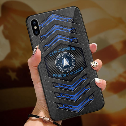 Military Phone Cases, Us Space Force US Military Us Veteran Custom Phone Case All Over Printed, Veteran Phone Case