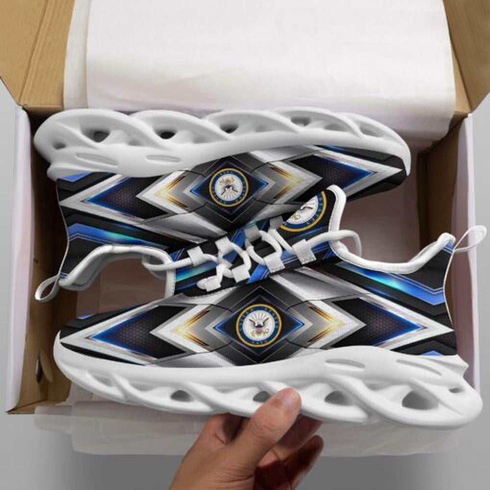 Military Shoes, US Navy Military Veteran Shoes Clunky Sneakers Sport Shoes, Veterans Shoes, Max Soul Shoes