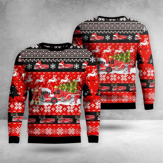 Montecito Fire Protection District Christmas AOP Ugly Christmas Sweater For Men And Women, Christmas Gift, Christmas Winter Fashion