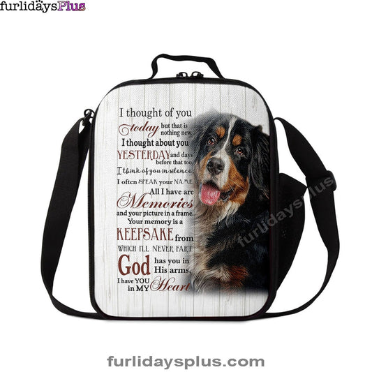 Mountain Dog I Thought Of You Today Lunchbag, Christian Lunch Bagl Lunchbag, Religious Lunchbag