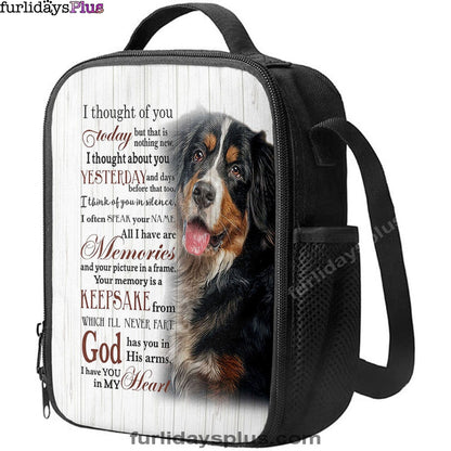 Mountain Dog I Thought Of You Today Lunchbag, Christian Lunch Bagl Lunchbag, Religious Lunchbag