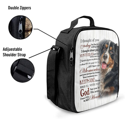Mountain Dog I Thought Of You Today Lunchbag, Christian Lunch Bagl Lunchbag, Religious Lunchbag