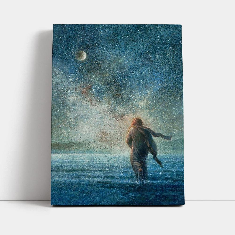 My Father's Creations Jesus And The Night Canvas Prints - Jesus Christ Canvas Art - Christian Wall Decor