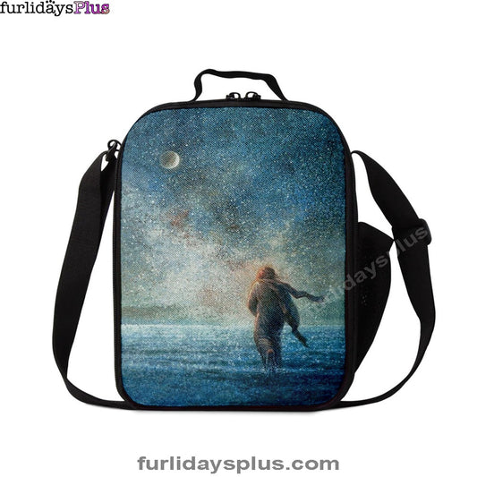 My Father's Creations Jesus And The Night Lunchbag, Jesus Christ Lunch Bag, Christian Lunch Bag