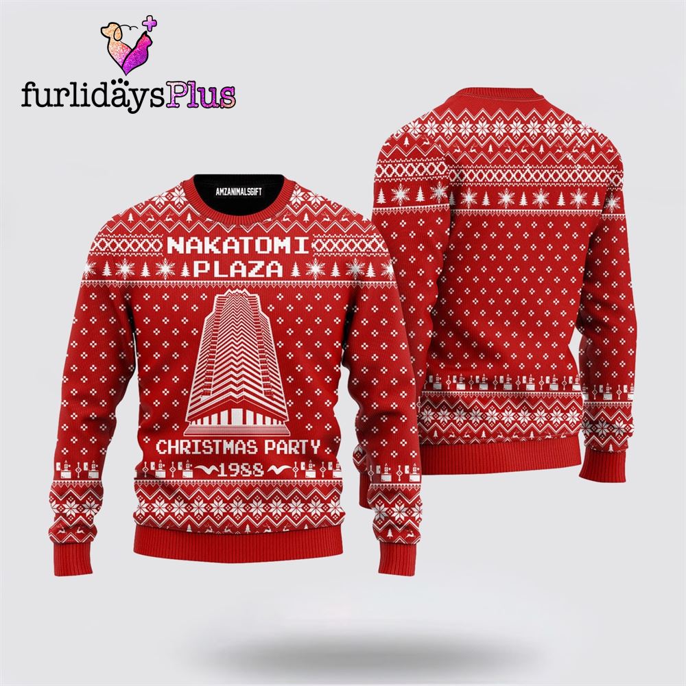 Nakatomi Plaza 1988 Ugly Christmas Sweater ,Christmas Ugly Sweater For Men, Women