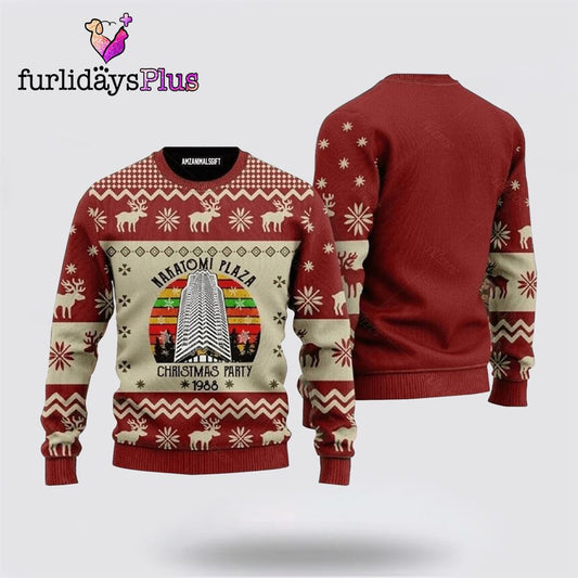 Nakatomi Plaza Party 1988 Urly Christmas Sweater ,Christmas Ugly Sweater For Men, Women