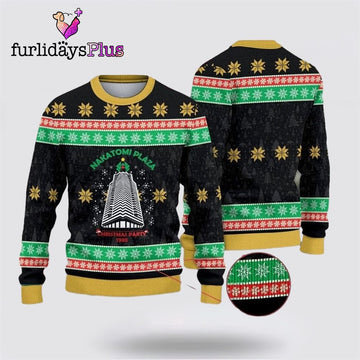 Nakatomi Plaza Ugly Christmas Sweater, Christmas Party 1988 Xmas Sweater ,Christmas Ugly Sweater For Men, Women