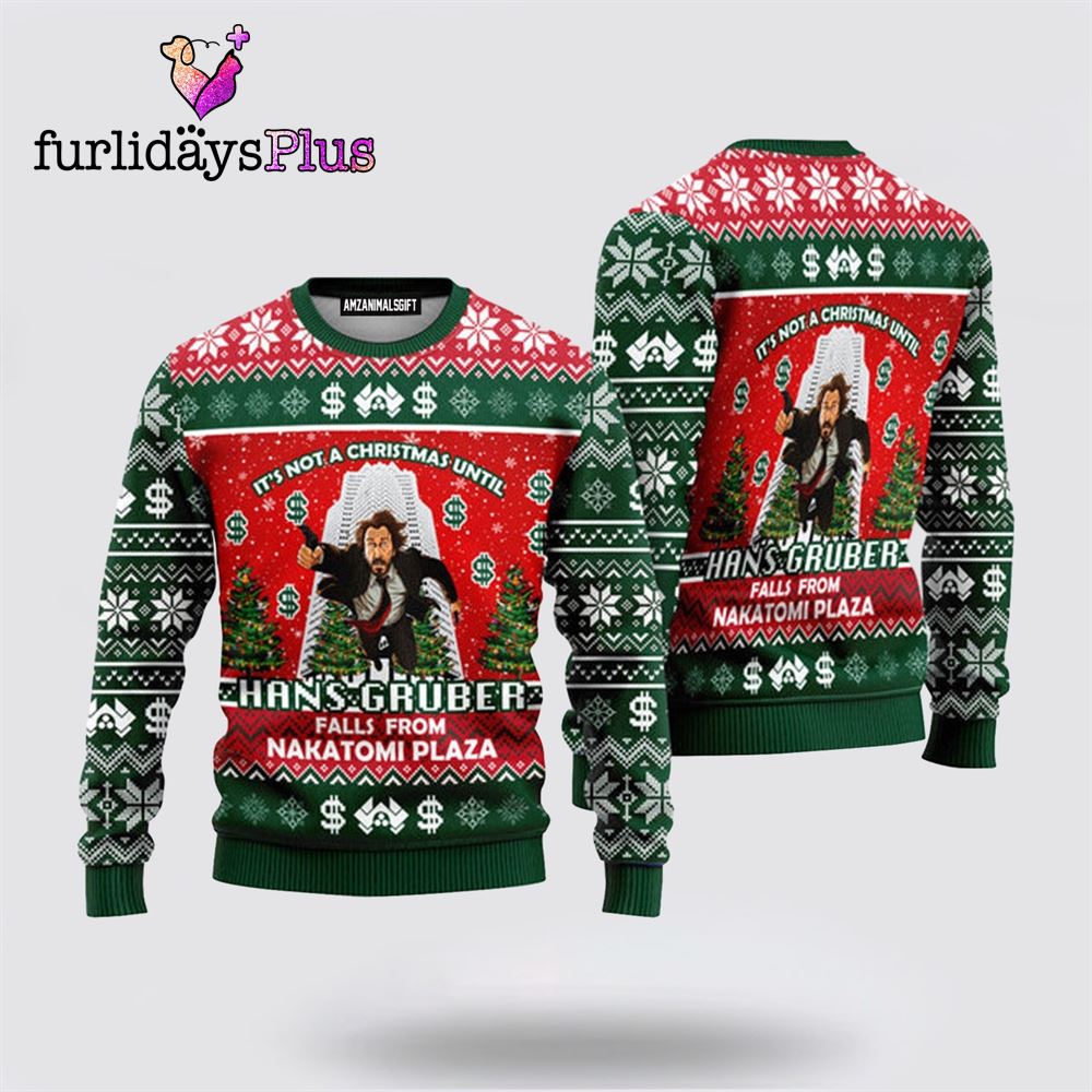 Nakatomi Towers Let It Snow Urly Christmas Sweater ,Christmas Ugly Sweater For Men, Women