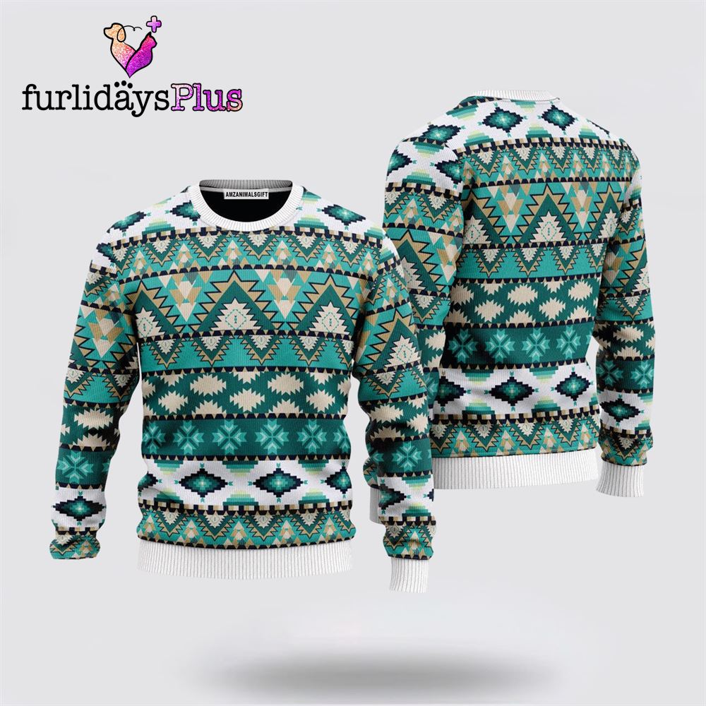Native American Pattern Sweater ,Christmas Ugly Sweater For Men, Women