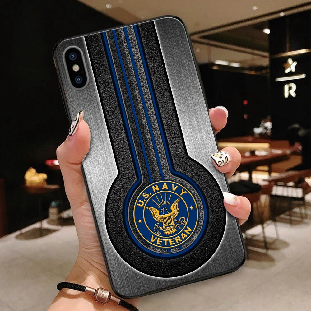 Navy Phone Case, Normal Phone Case For United States Navy Veteran All Over Printed, Military Phone Cases