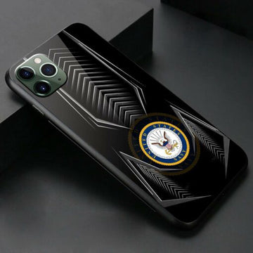 Navy Phone Case, Us Navy Armor Style Phone Case, Veteran Luminous Phone Case, Military Phone Cases
