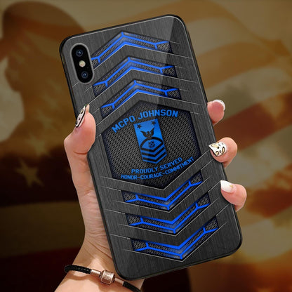 Navy Phone Case, Us Navy US Military Ranks US Veteran Custom Phone Case All Over Printed, Military Phone Cases