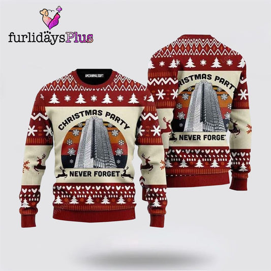 Never Forget Nakatomi Plaza Urly Christmas Sweater ,Christmas Ugly Sweater For Men, Women