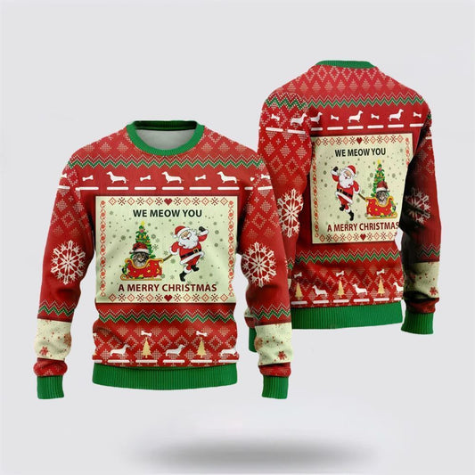 Norwegian Cats Ugly Christmas Sweater, Christmas Sweater For Cat Lover