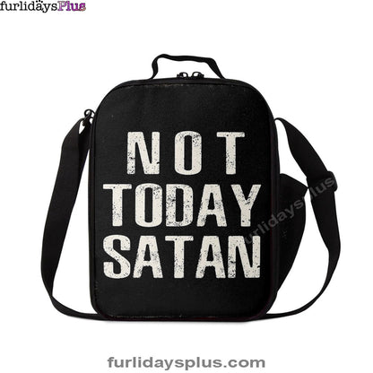 Not Today Satan Lunchbag, Christian Lunchbag