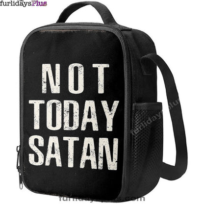 Not Today Satan Lunchbag, Christian Lunchbag